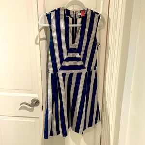 Suno Printed Cotton Poplin Dress